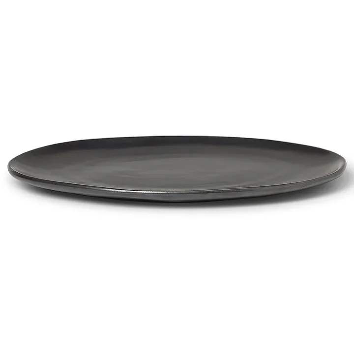 Flow tallrik 27 cm - Black - Ferm Living