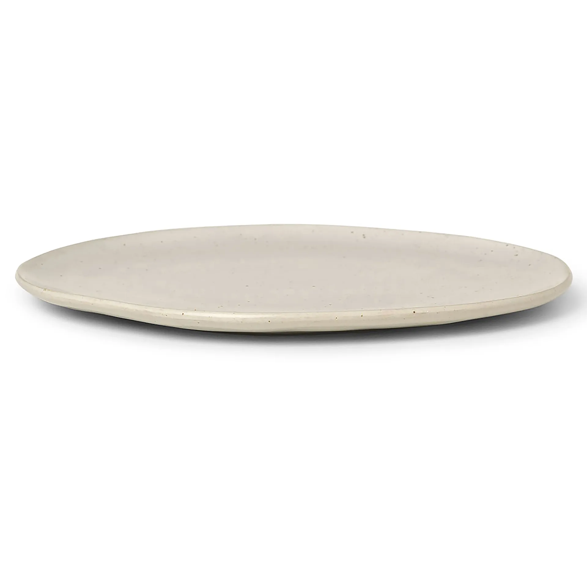 Flow tallrik 27 cm, Off-white speckle Ferm Living