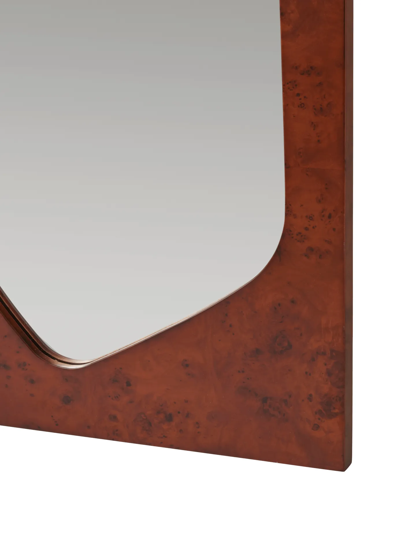 Folia spegel, Dark stained burl, 135 cm Ferm Living