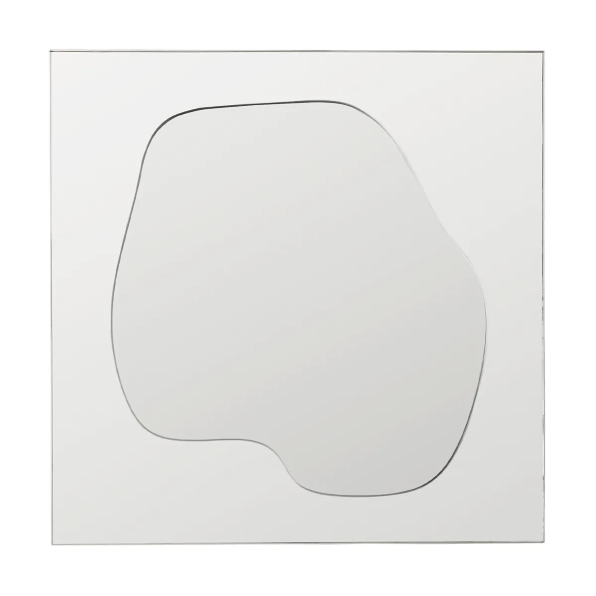 Folia spegel, Silver, 45 cm Ferm Living