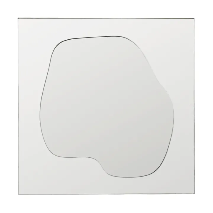 Folia spegel - Silver, 45 cm - Ferm Living