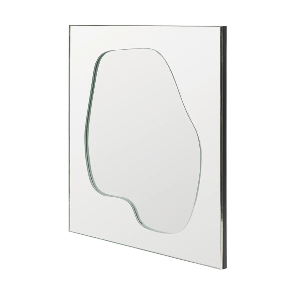Folia spegel, Silver, 45 cm Ferm Living