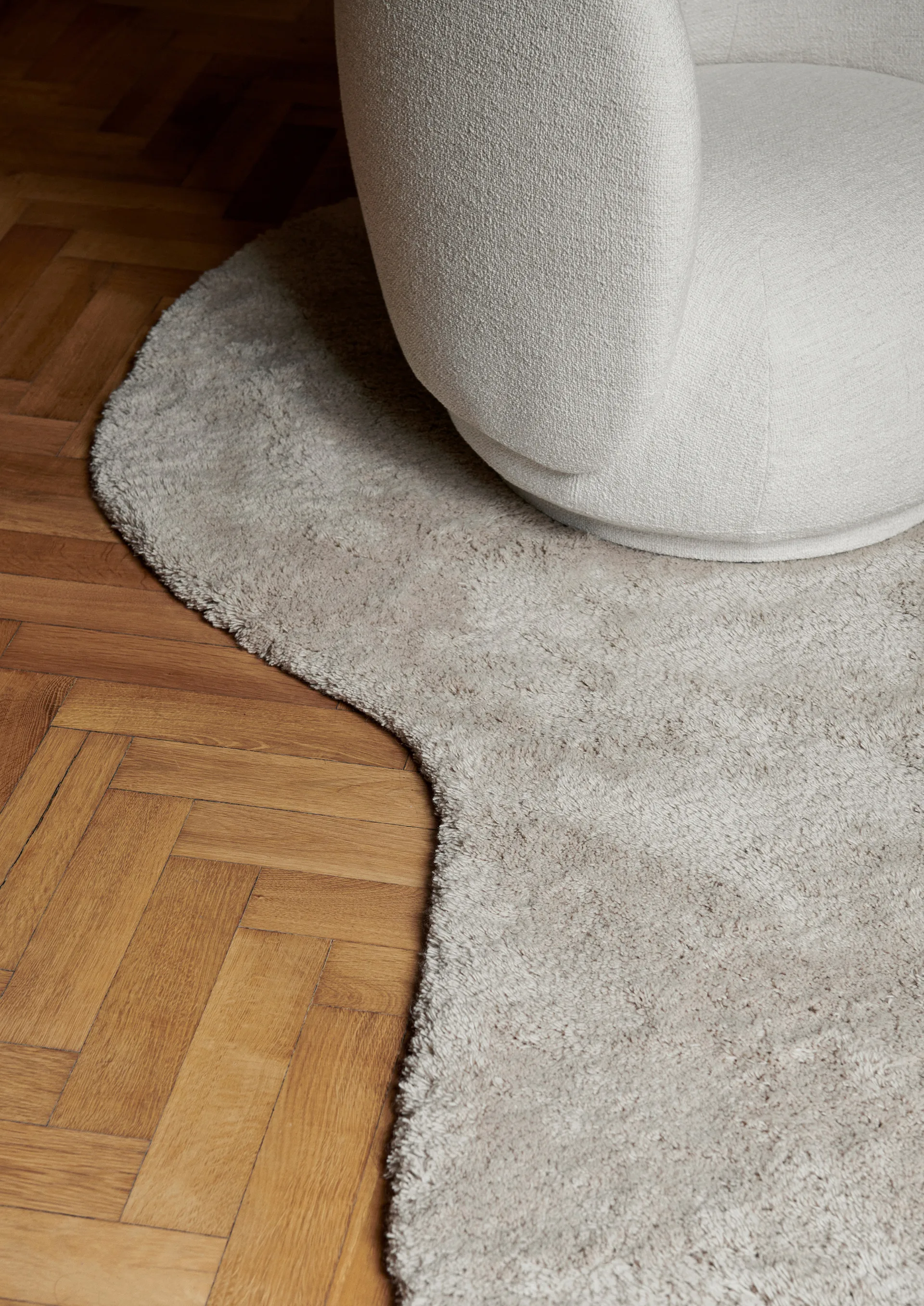 Forma ullmatta 175x250 cm, Off-white Ferm Living