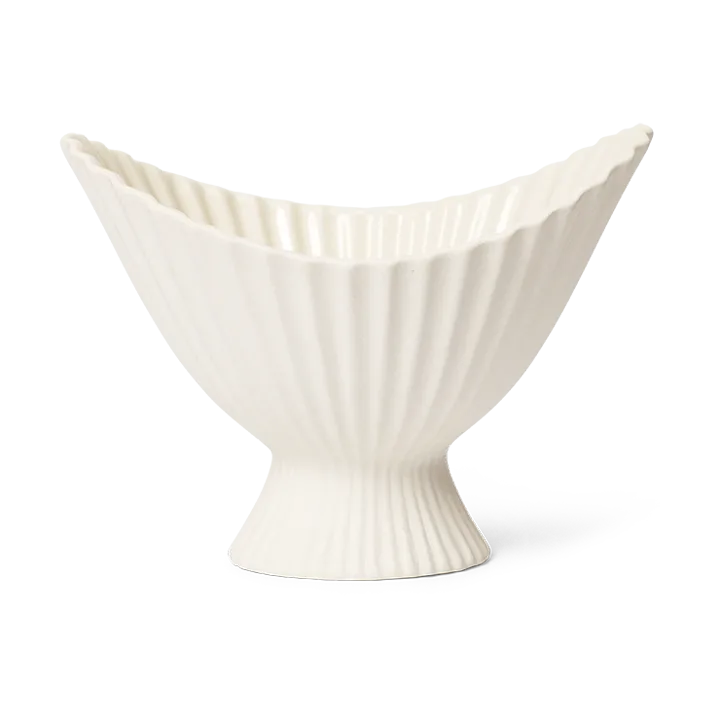 Fountain skål 19 cm - Off-white - Ferm Living