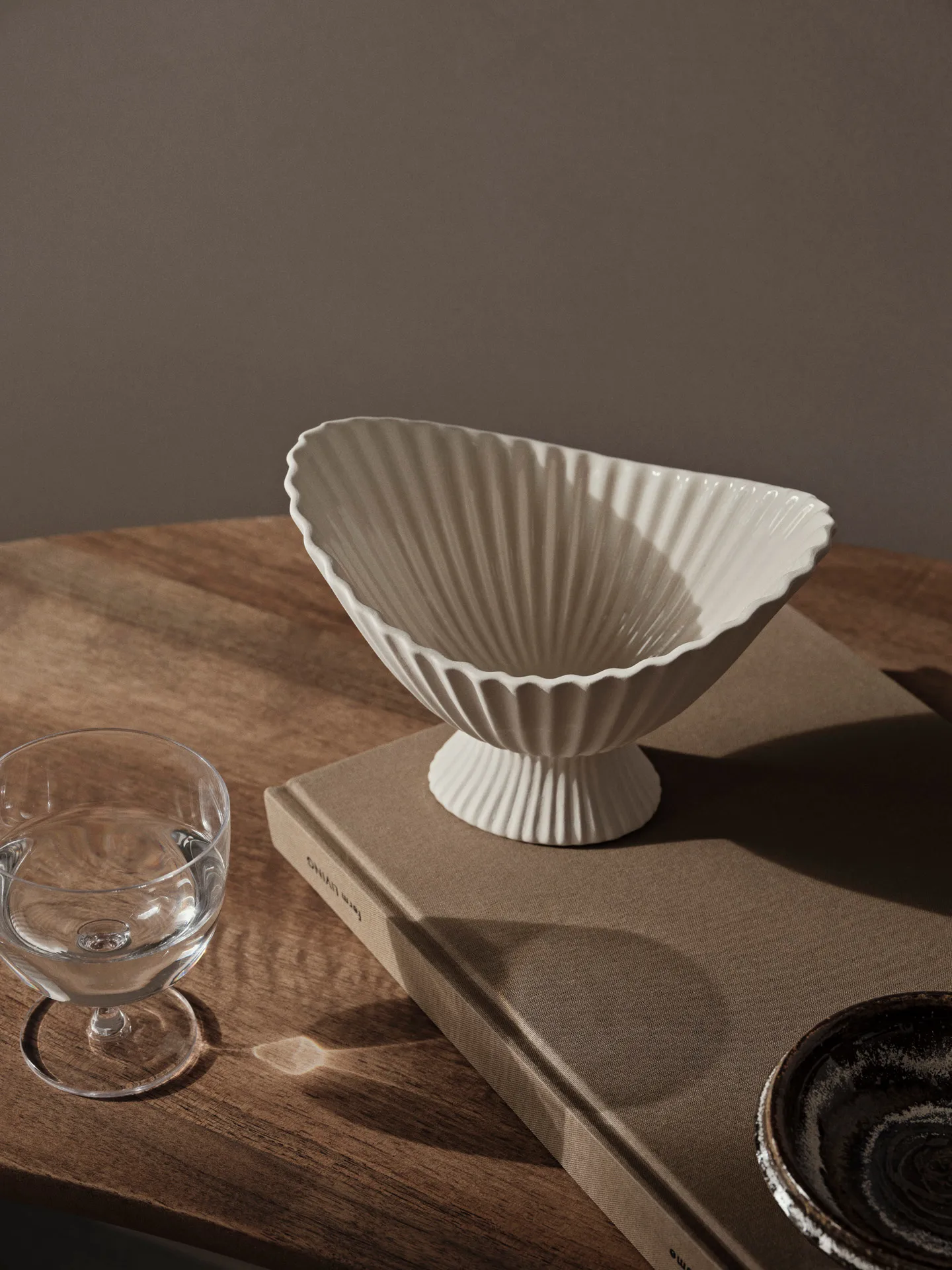 Fountain skål 19 cm, Off-white Ferm Living