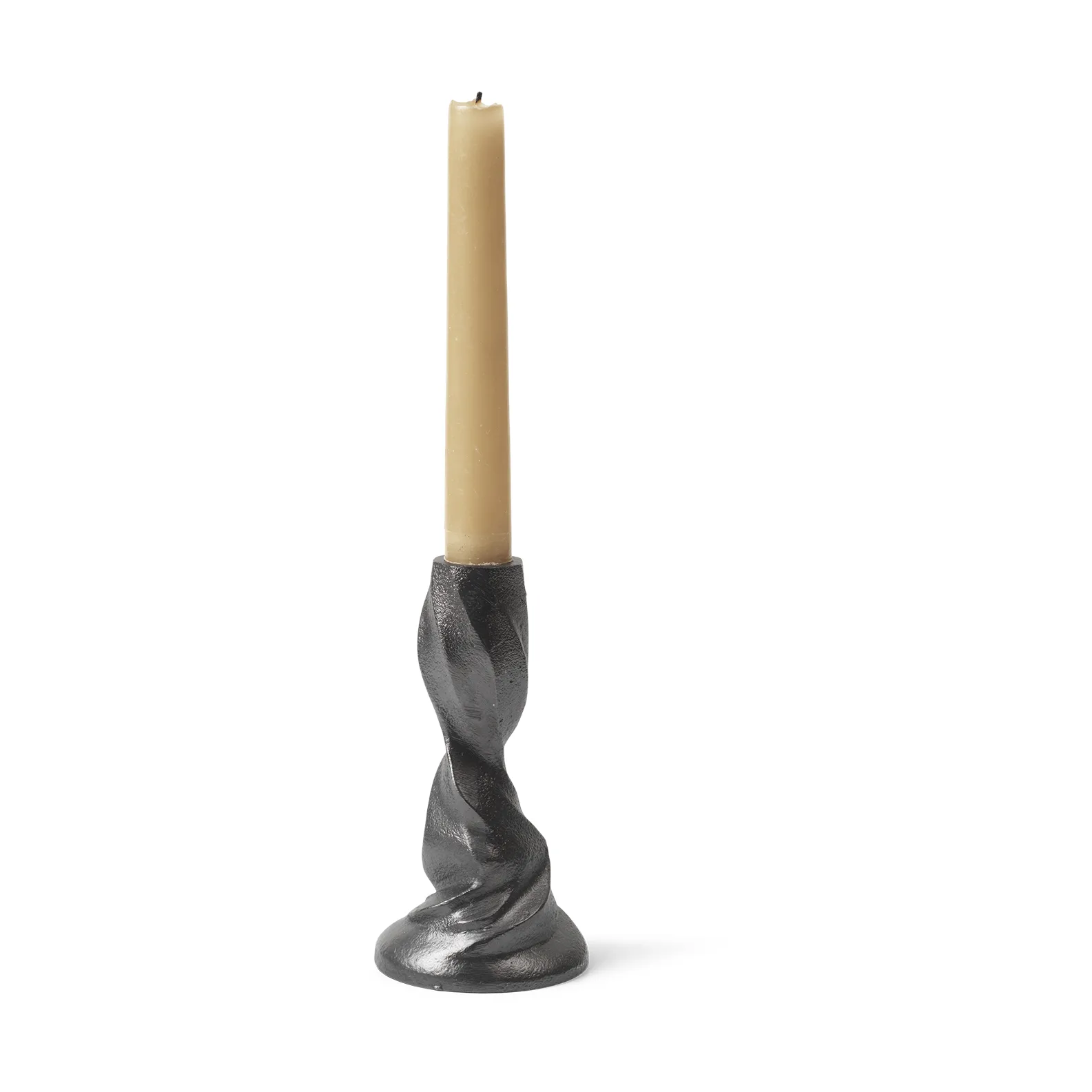 Gale ljusstake 13 cm, Blackened Aluminium Ferm Living