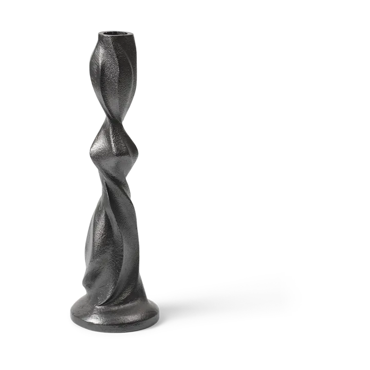Gale ljusstake 25 cm - Blackened Aluminium - Ferm Living