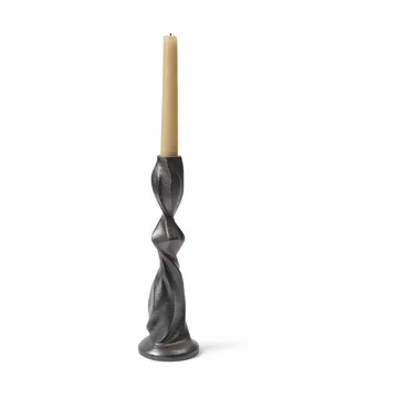 Gale ljusstake 25 cm - Blackened Aluminium - Ferm Living