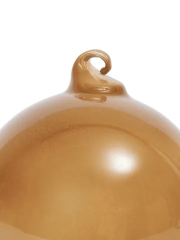 Glass bauble julkulor L Ø10 cm 3 delar - Roseate Opaque - Ferm Living