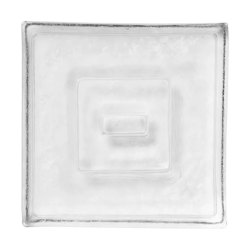 Gradia ljusstake square 16x16 cm, Clear Ferm Living