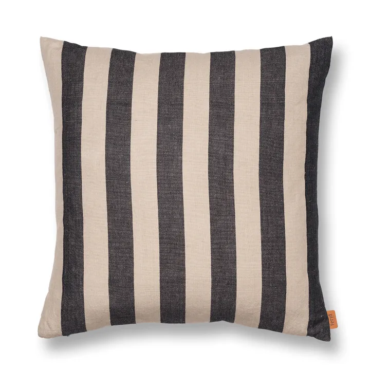Grand kudde 50x50 cm - Sand-black - Ferm Living