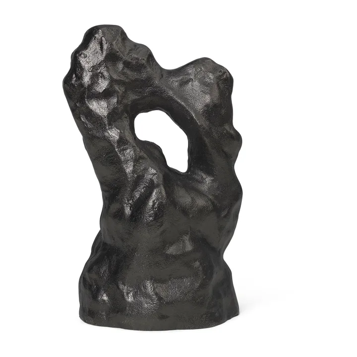 Grotto skulptur - Blackened Aluminium - Ferm Living
