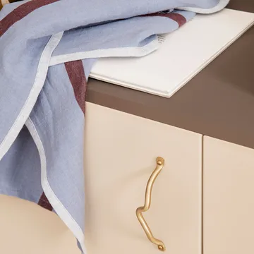 Hale kökshandduk 50x70 cm - Faded blue-burgundy - Ferm Living