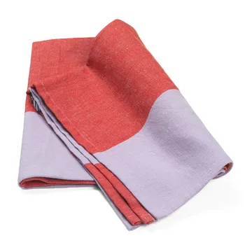 Hale kökshandduk 50x70 cm - Red-lilac - Ferm Living