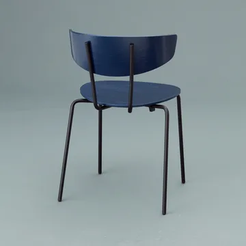 Herman Stol - Valnöt, svart stålstativ - Ferm Living