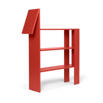 Horse bokhylla 91x111 cm - Poppy Red - Ferm Living