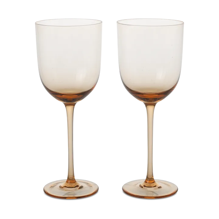 Host vitvinsglas 30 cl 2-pack - Blush - Ferm Living