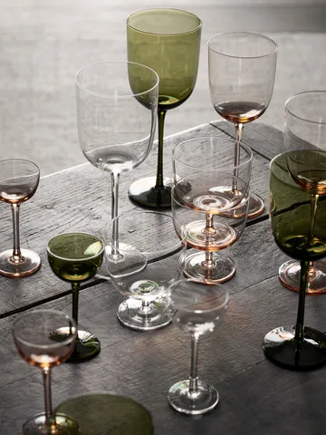 Host vitvinsglas 30 cl 2-pack - Moss Green - Ferm Living