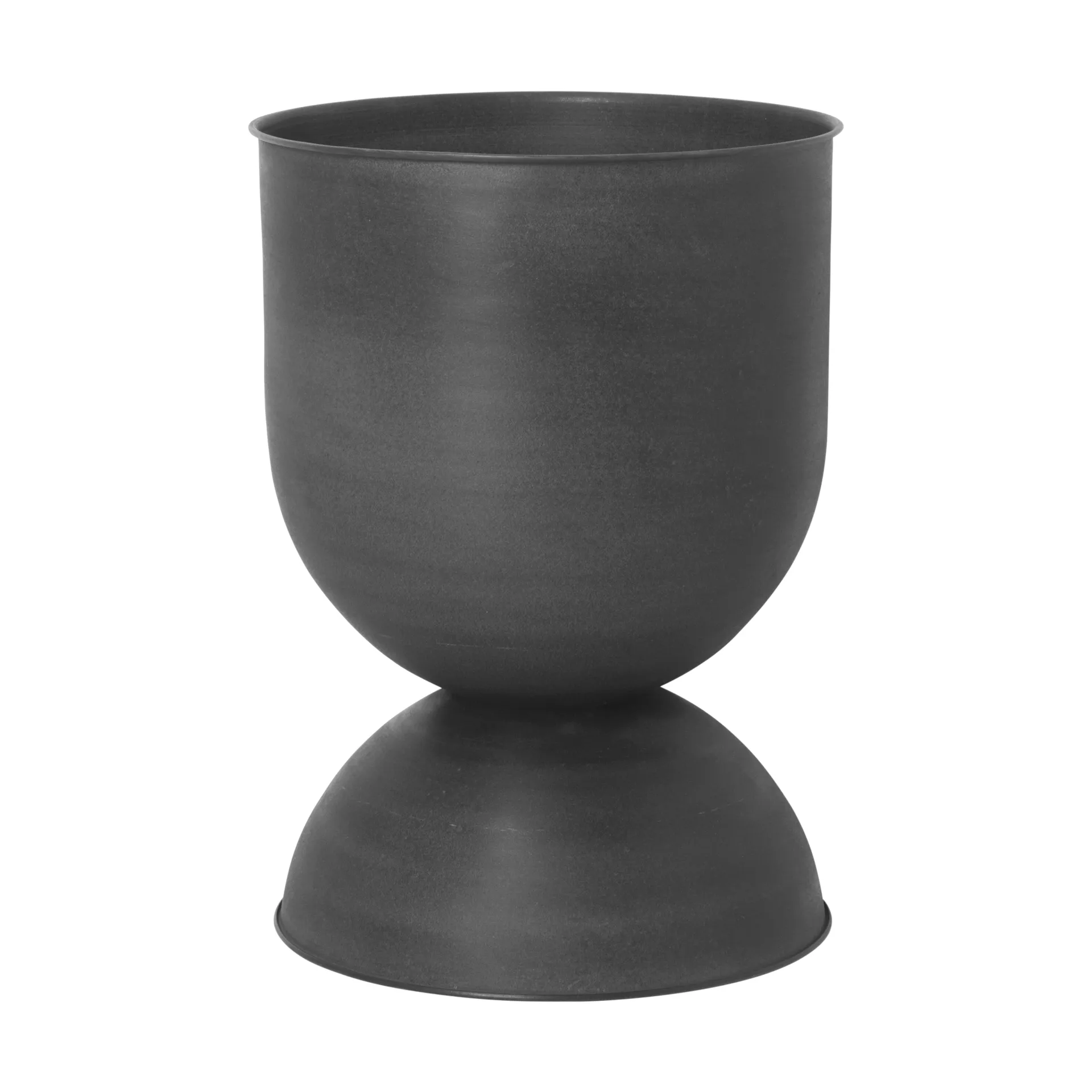 Hourglass kruka medium Ø40 cm, Svart-mörkgrå Ferm Living