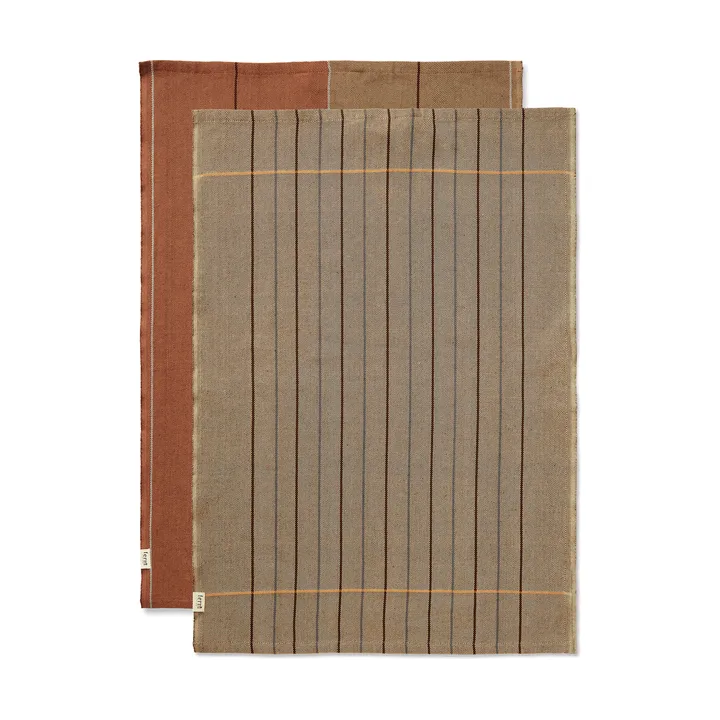 Ito kökshandduk 50x70 cm 2-pack - Hazel-oat - Ferm Living