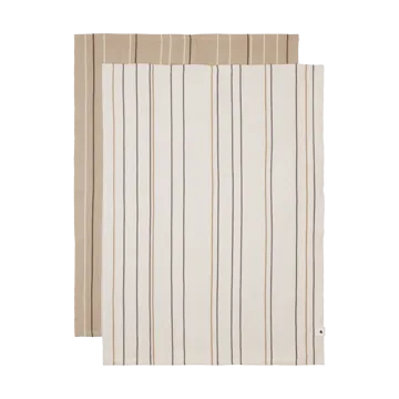 Ito kökshandduk 50x70 cm 2-pack - Parchment-cashmere - Ferm Living
