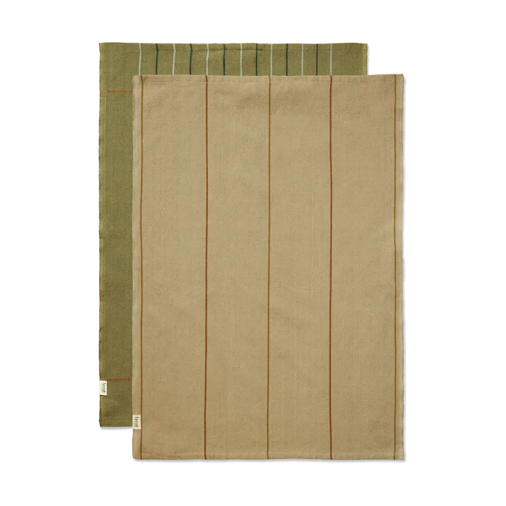 Ito kökshandduk 50x70 cm 2-pack - Seaweed-flax - Ferm Living