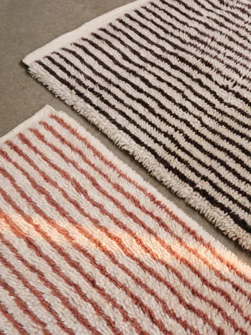 Kami matta - Off white-coffee, 80x120 cm - Ferm Living