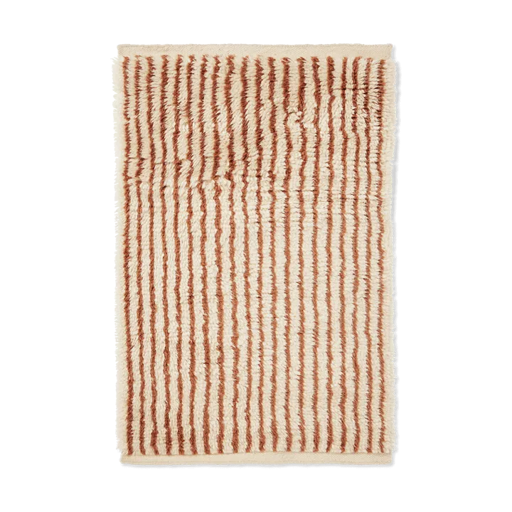 Kami matta - Off white-red brown, 80x120 cm - Ferm Living