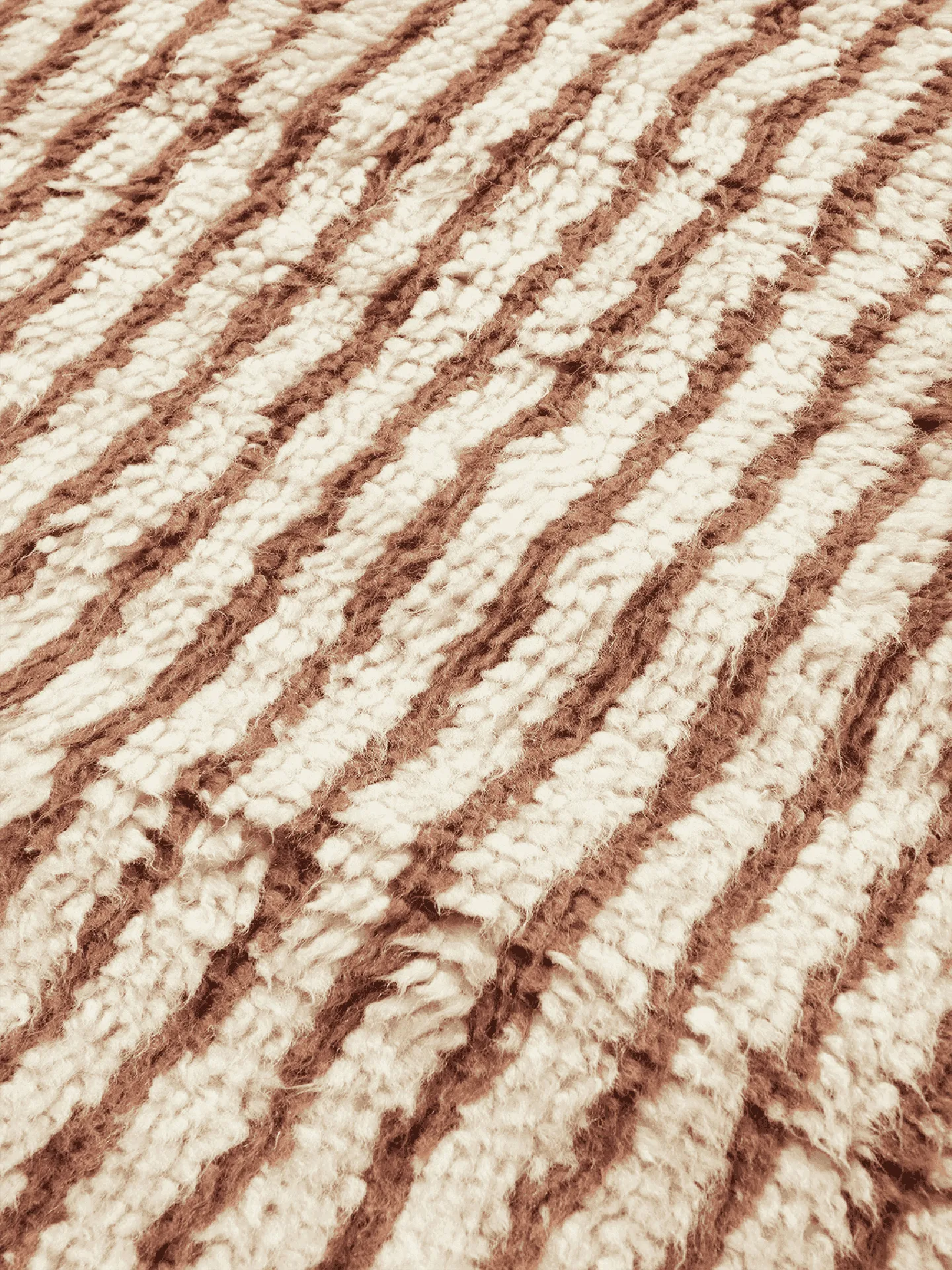Kami matta, Off white-red brown, 80x120 cm Ferm Living