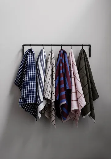 Kitchen köksstång med 6 st krokar - Svart mässing - Ferm Living