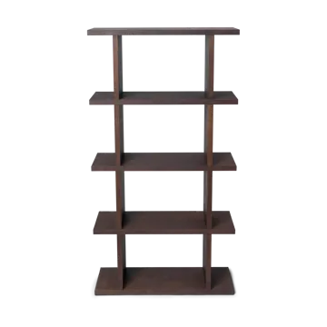 Kona bokhylla 1x4 - Dark stained - Ferm Living