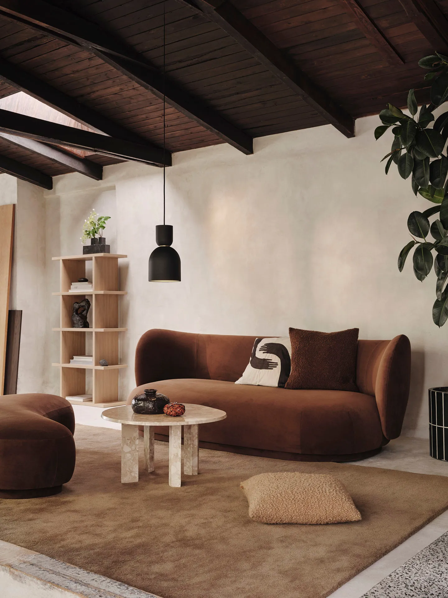 Kona bokhylla 1x4, Natural Ferm Living