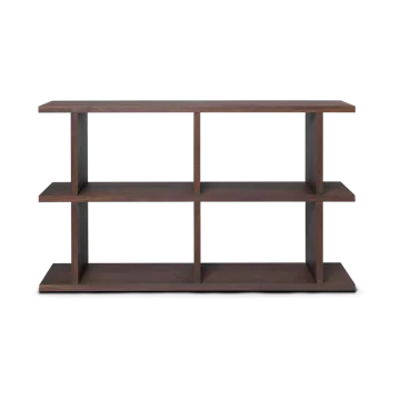 Kona bokhylla 2x2 - Dark stained - Ferm Living