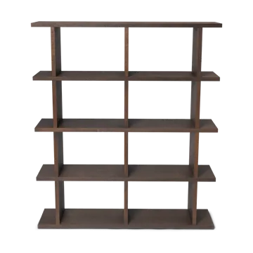 Kona bokhylla 2x4 - Dark stained - Ferm Living