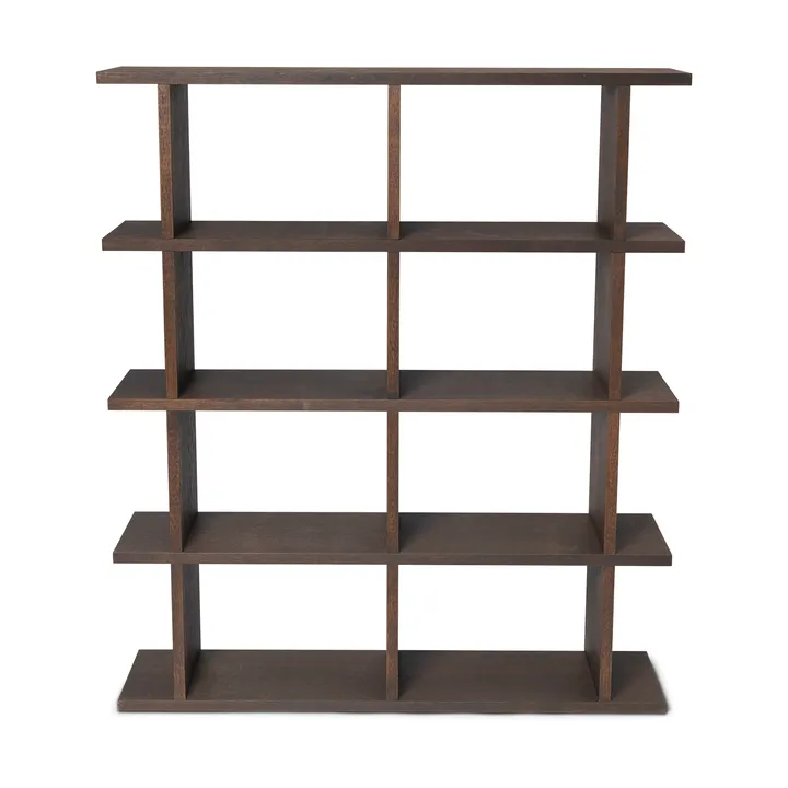 Kona bokhylla 2x4 - Dark stained - Ferm Living