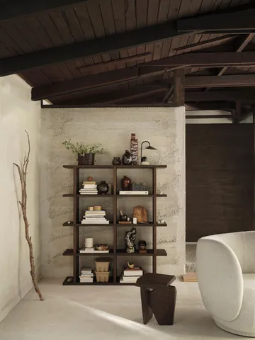 Kona bokhylla 2x4 - Dark stained - Ferm Living