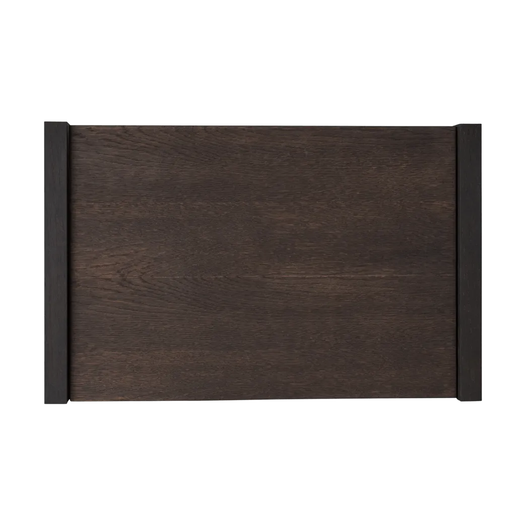 Kona bokhylla skåpinsats, Dark Stained Ferm Living