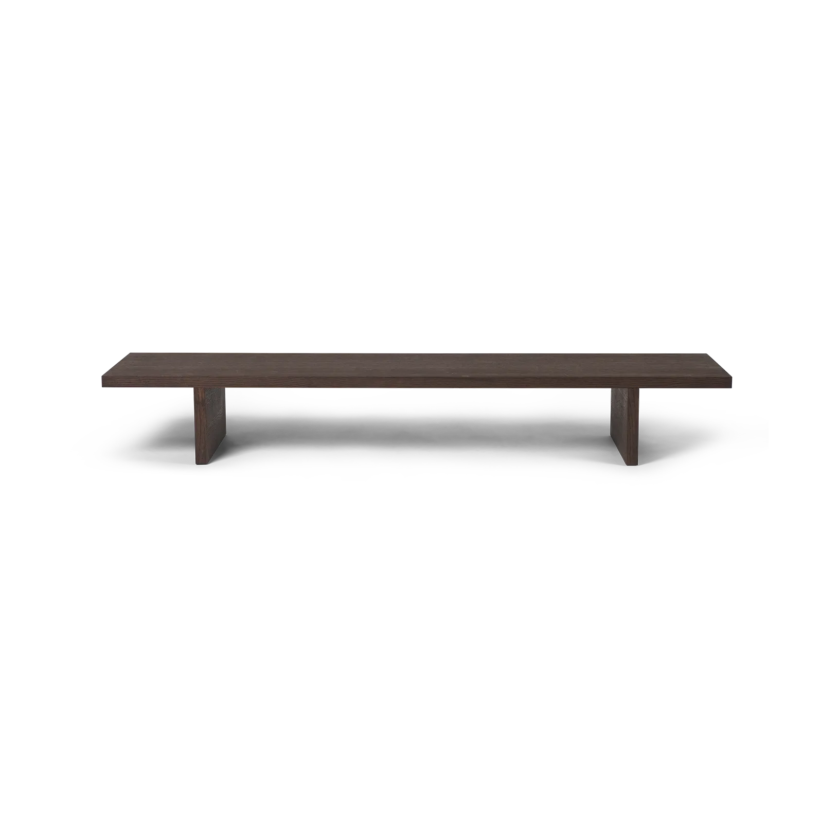 Kona display table sidobord, Dark stained oak veneer Ferm Living