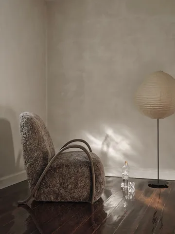 Kurbis golvlampa high - Natural-black - Ferm Living