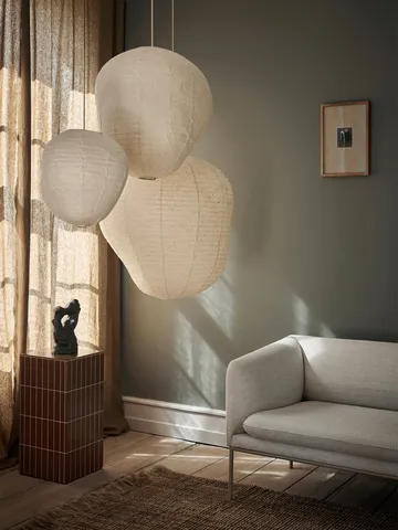 Kurbis lampskärm - 40 cm, Natural - Ferm Living