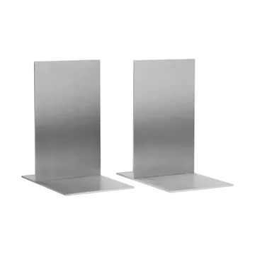 Lager bokstöd 2-pack - Aluminium - Ferm Living