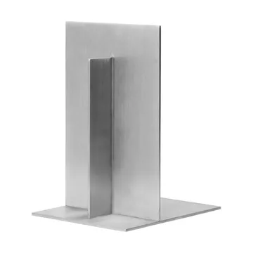 Lager bokstöd 2-pack - Aluminium - Ferm Living