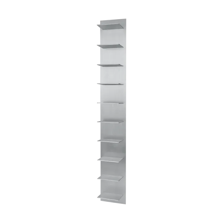 Lager vägghylla tall - Aluminium - Ferm Living