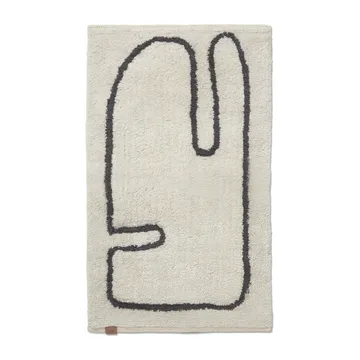 Lay badrumsmatta 50x70 cm - Off white-coffee - Ferm Living