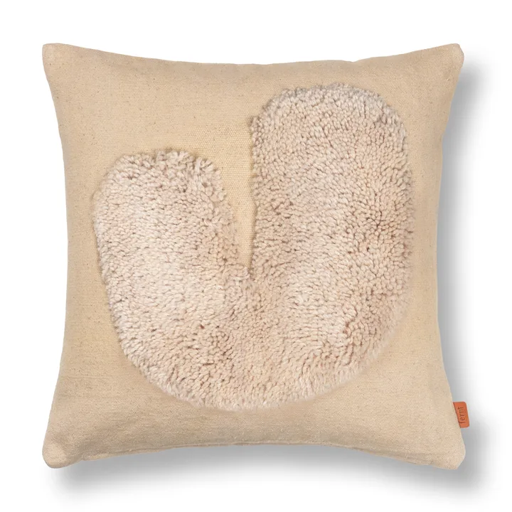 Lay kudde 50x50 cm - Sand / Off-white - Ferm Living