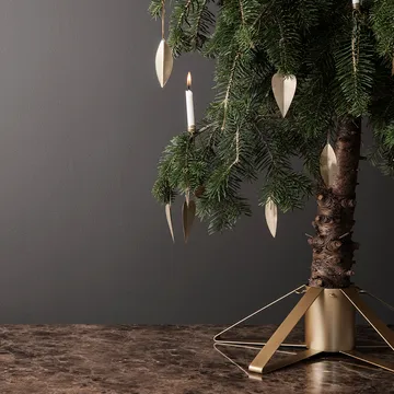 Leaf julgranshänge - Mässing, 4-pack - Ferm Living