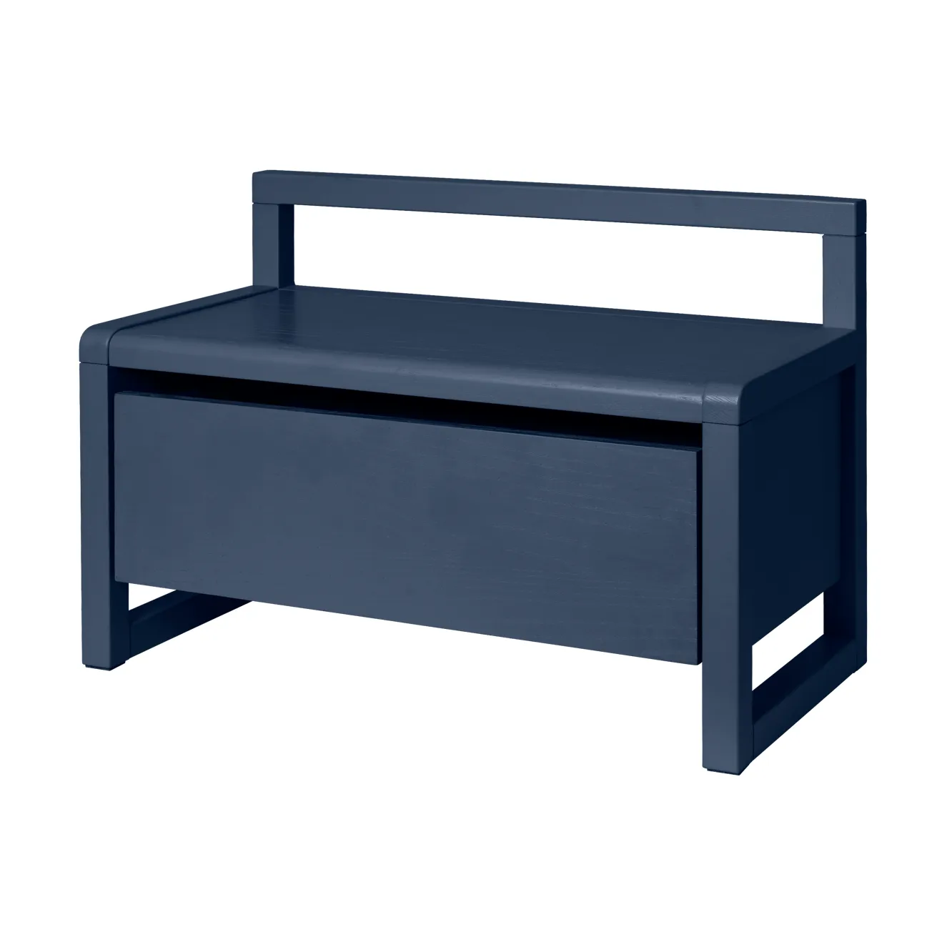 Little architect förvaringsbänk, Dark Blue, 60x30x41,2 cm Ferm Living