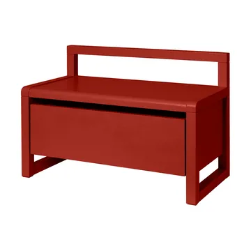 Little architect förvaringsbänk - Poppy Red, 60x30x41,2 cm - Ferm Living