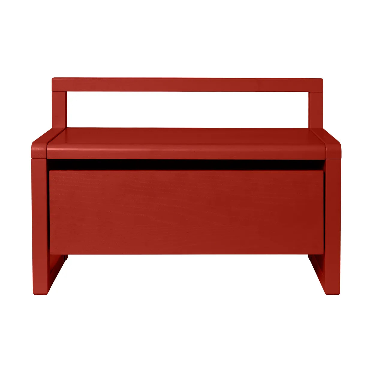 Little architect förvaringsbänk, Poppy Red, 60x30x41,2 cm Ferm Living