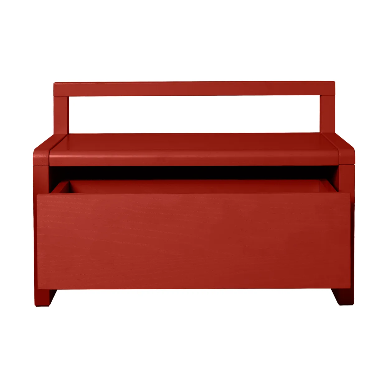 Little architect förvaringsbänk, Poppy Red, 60x30x41,2 cm Ferm Living